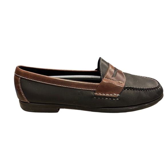 Cole Haan Men\'s Two-Tone  brown Leather Penny Loafers Size 11.5 Multicolor‎ main image 10